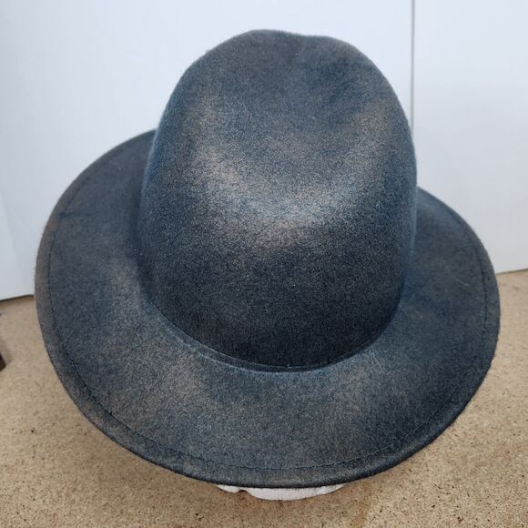 Target Gray 100% Wool Fedora Hat charcoal classic - Picture 2 of 10